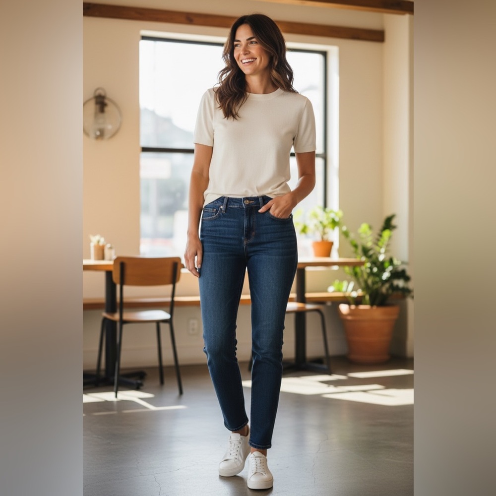 J Brand Women's Dark Indigo Skinny Jeans
